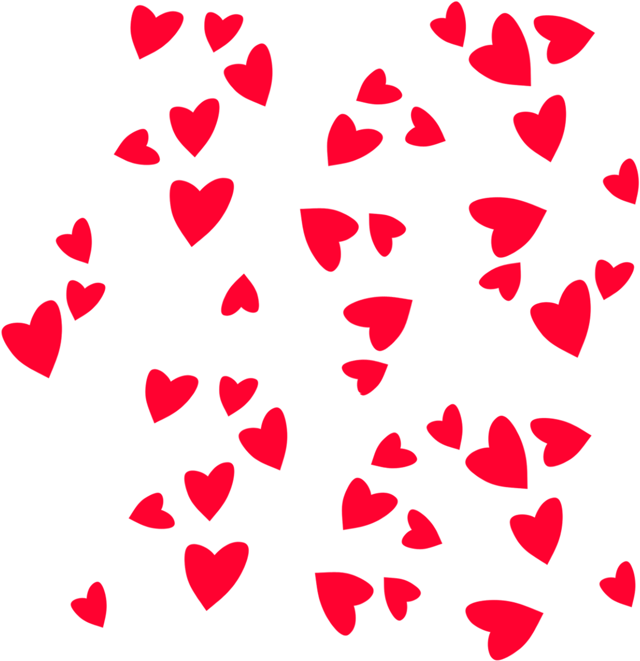 Valentines Day Png Hearts Decor Clipart Picture - Valentine's Day Png (1340x1378), Png Download