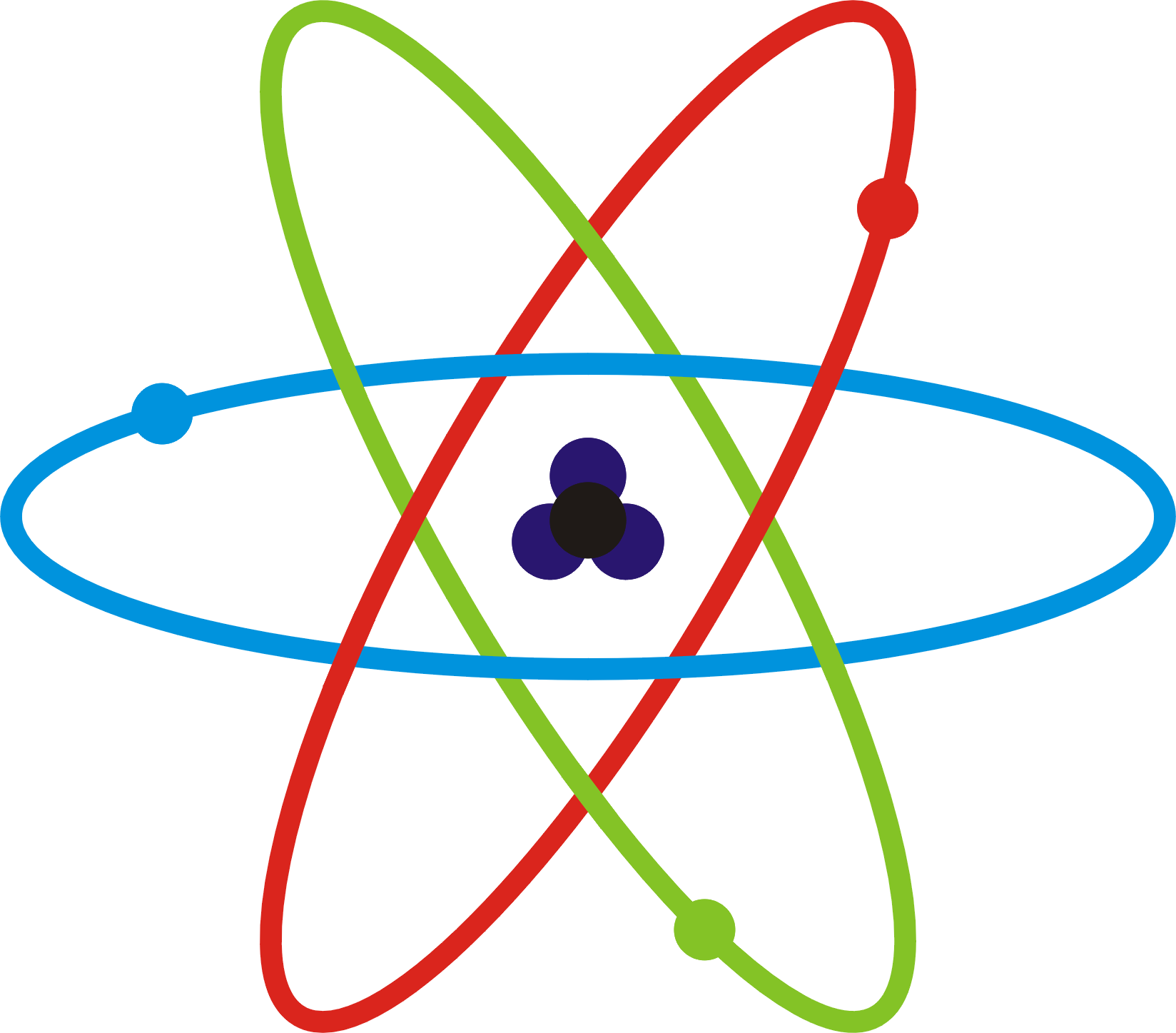 Schematicky Atom - Atom Png (683x600), Png Download