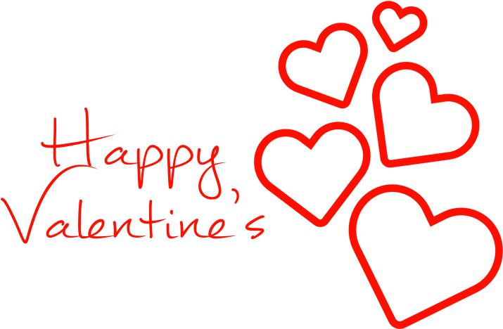 Happy Valentine's Hearts Falling - Valentine's Day (750x750), Png Download