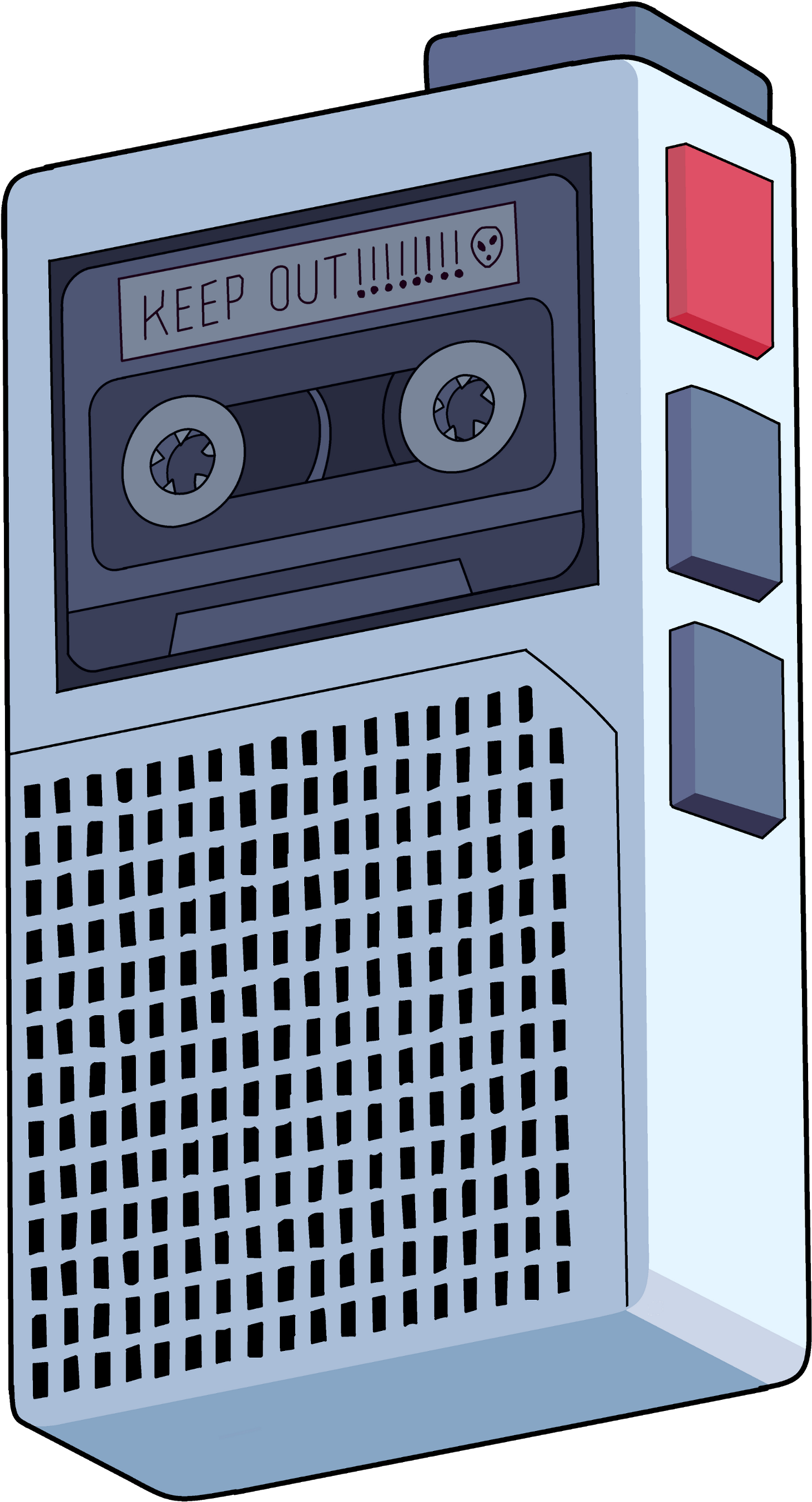 I Thought The Current Message Icon Looks A Bit - Steven Universe Peridot Tape Recorder (2000x2800), Png Download