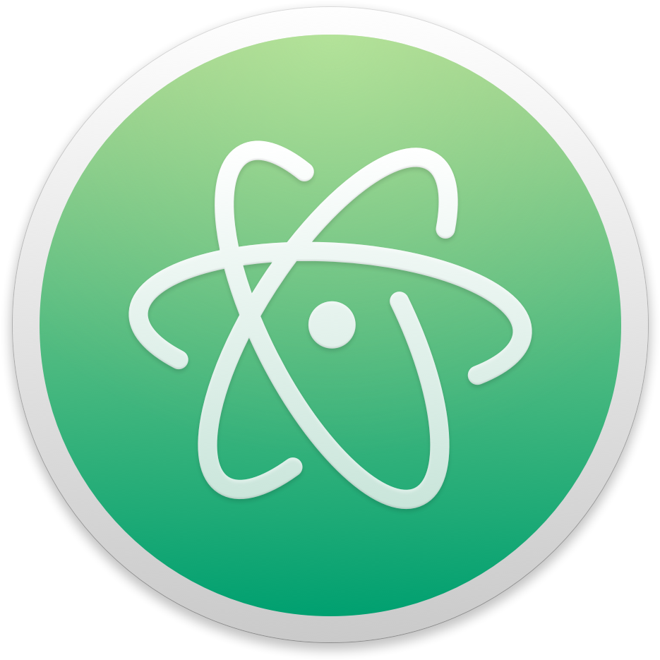 0 Icon - Atom Text Editor Logo (1024x1024), Png Download