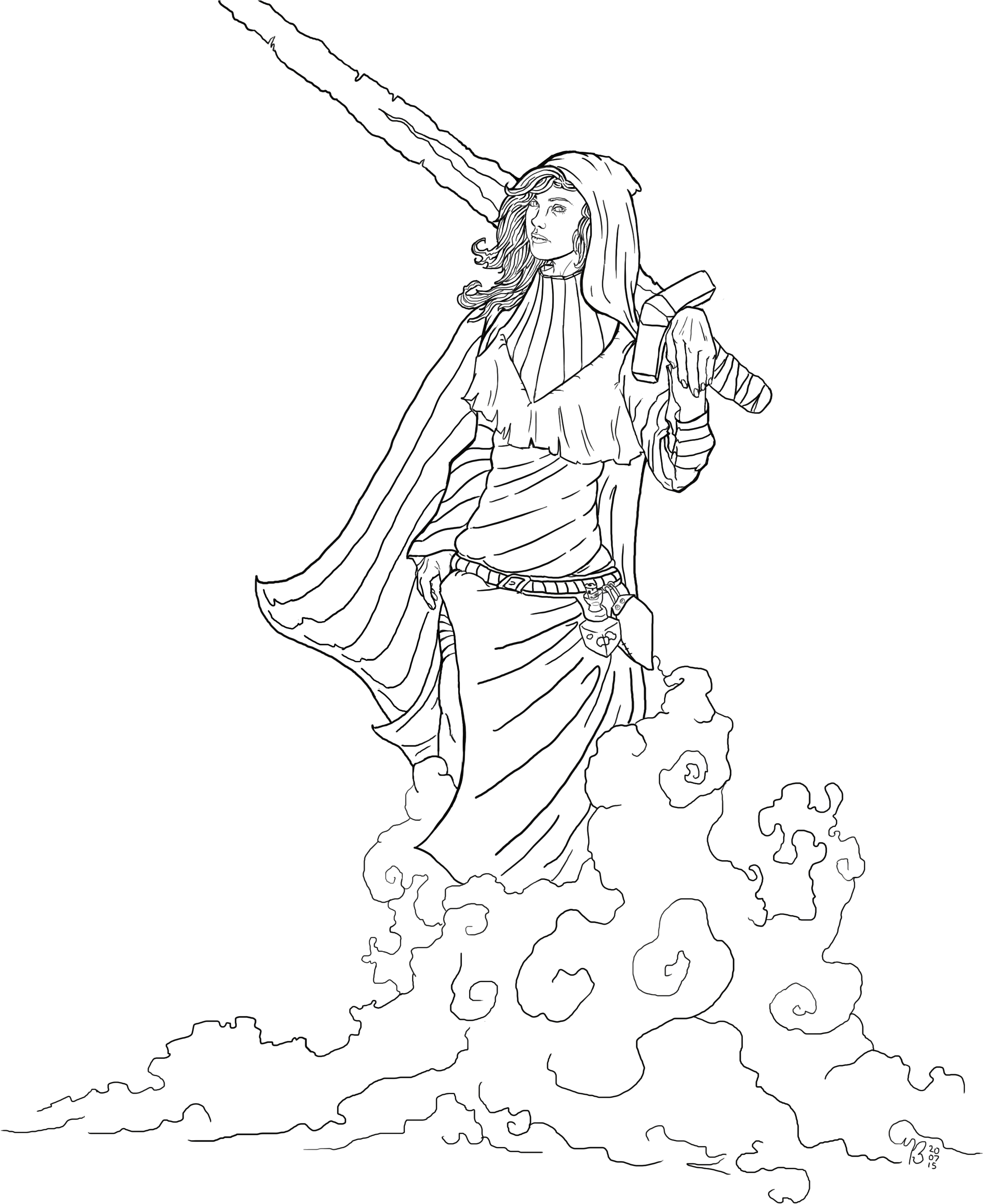 I Loved The - Line Art (2845x2917), Png Download