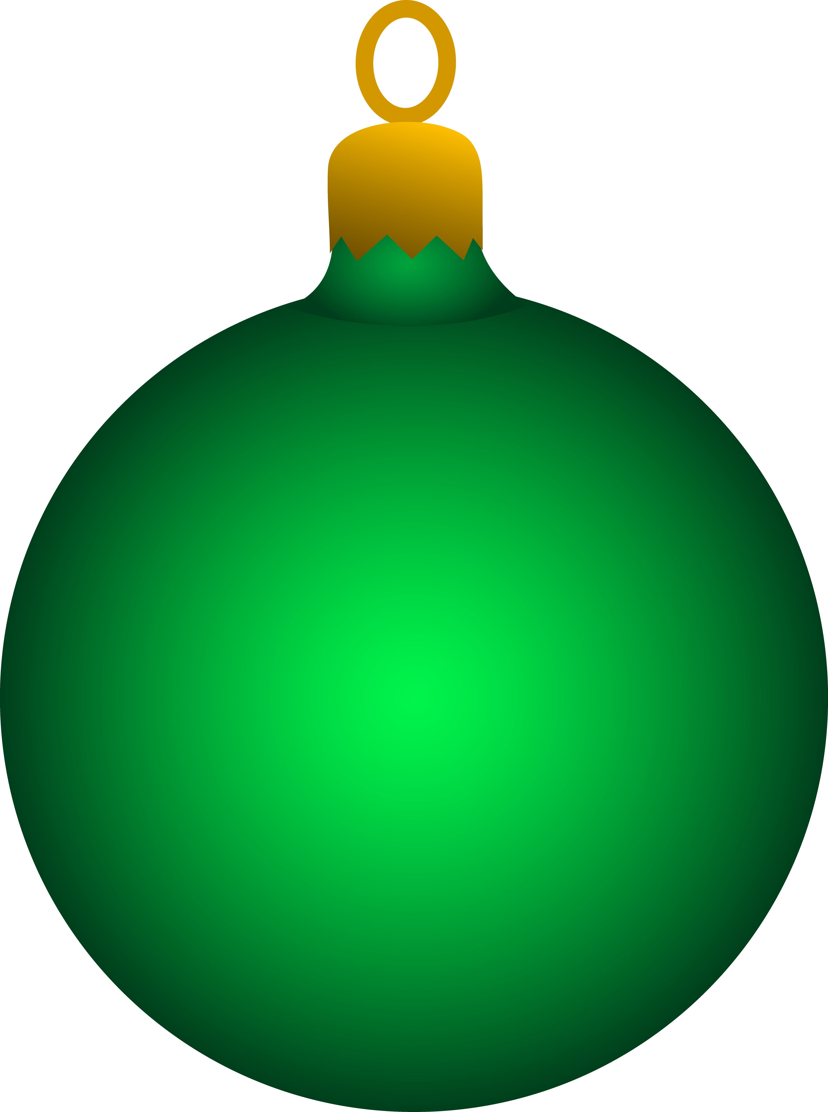 28 Collection Of Christmas Ornament Clipart Free - Green Christmas Ornament Png (1191x1600), Png Download