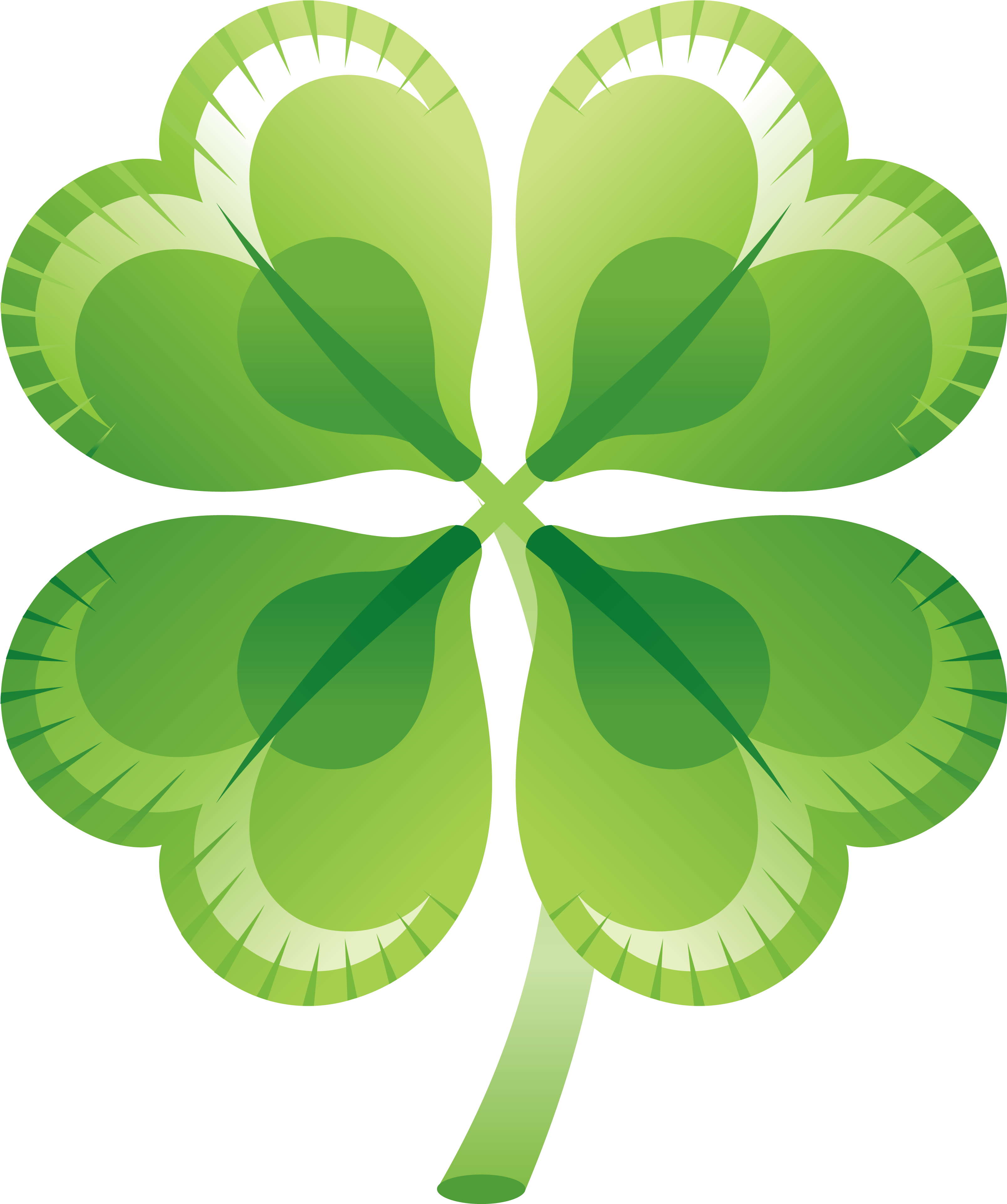Clover Clipart Clover Plant - Png Clover (3300x3844), Png Download