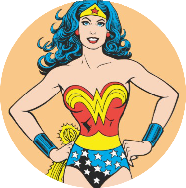 If You Have Two Minutes, You Can Trigger A Positive - Wonder Woman Dessin Animé (375x380), Png Download