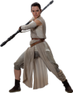 Rey - Deluxe Rey Ladies Fancy Dress Star Wars (600x315), Png Download