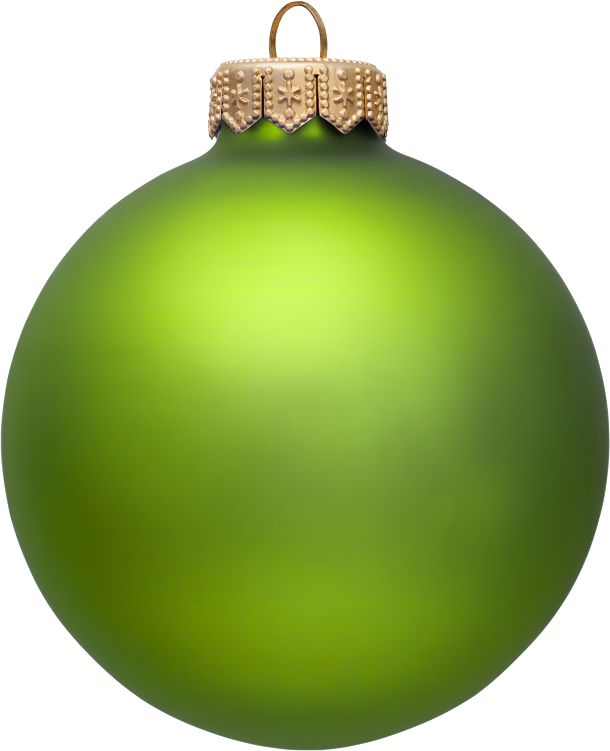 Green Christmas Ball Png (1600x1600), Png Download
