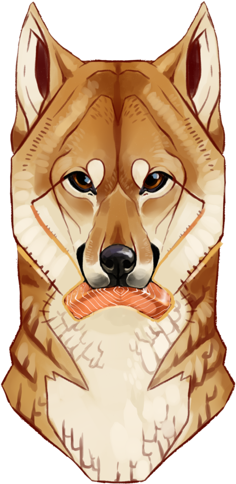 Shiba Inu By Kay-ra - Shiba Inu (600x1061), Png Download
