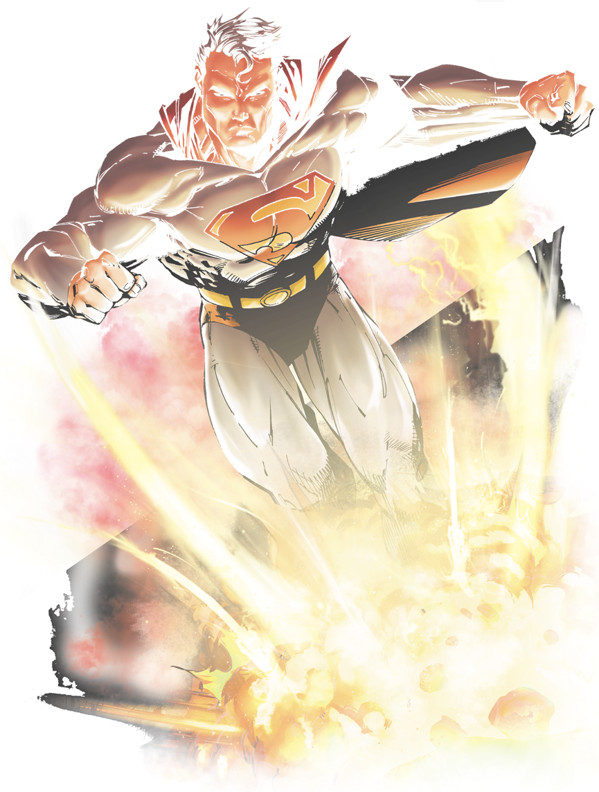 Superman Explosive Juniors Tank - Youth: Superman - Explosive (864x1152), Png Download