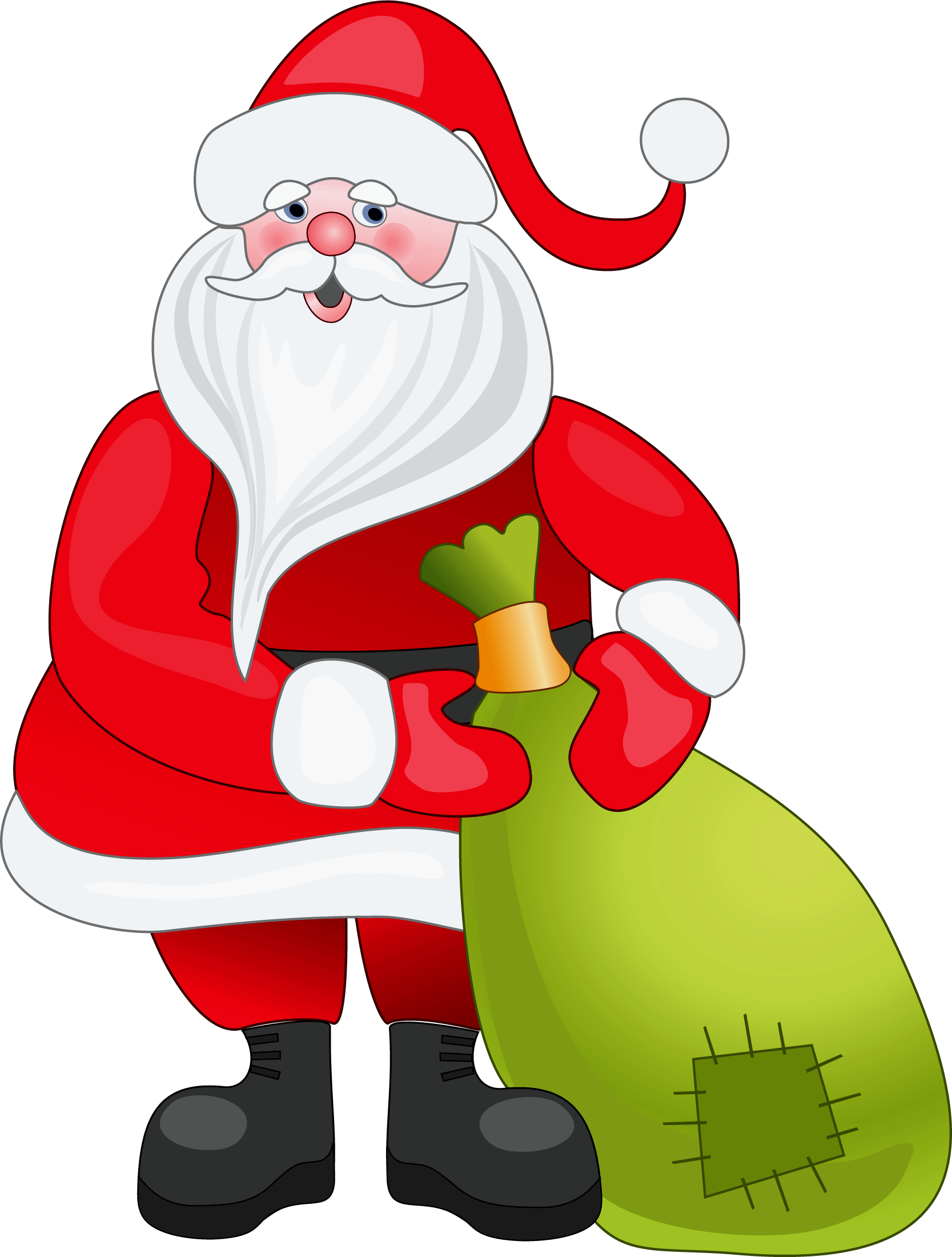 Santa Claus Png Image - Santa Claus Clipart Png (1667x2200), Png Download