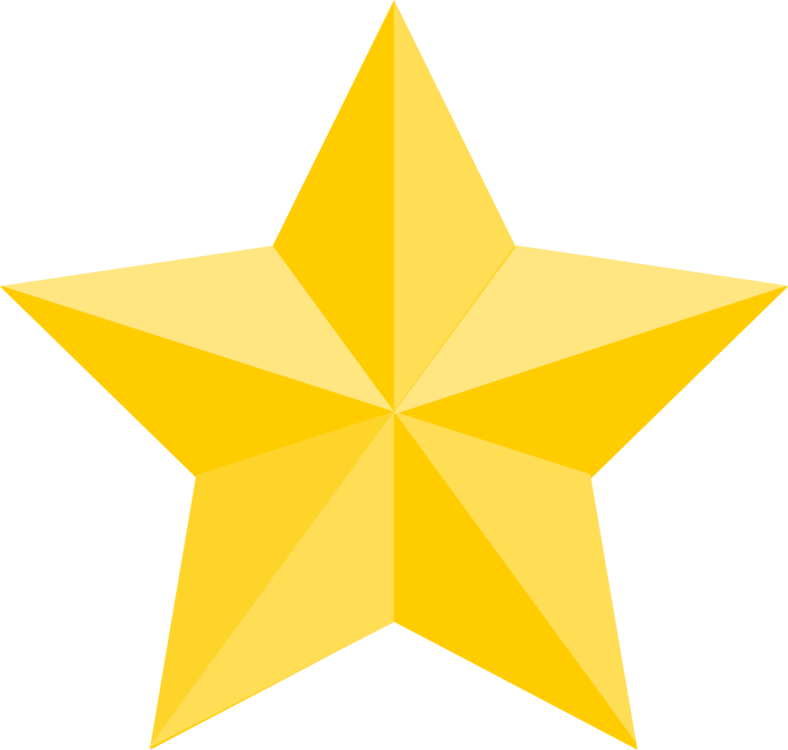 Polygons Drawing Watercolor - Star Icon (788x750), Png Download