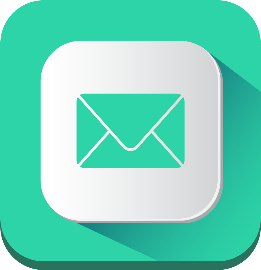 Mail Icon - Mail Icon Shadow (1024x1024), Png Download