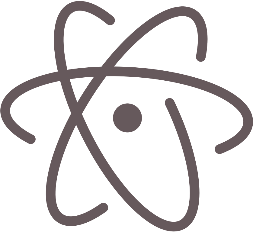 Atom Editor Logo - Atom Text Editor Logo (838x768), Png Download