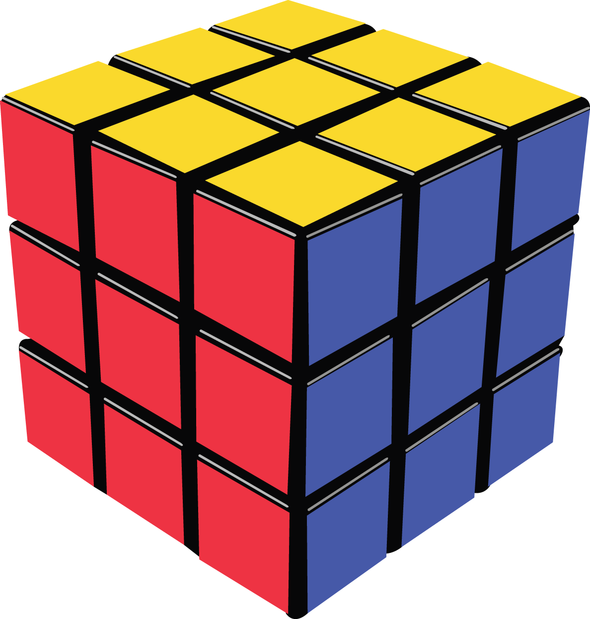 Rubik's Cube Png Image - Rubik's Cube No Background (1188x1246), Png Download