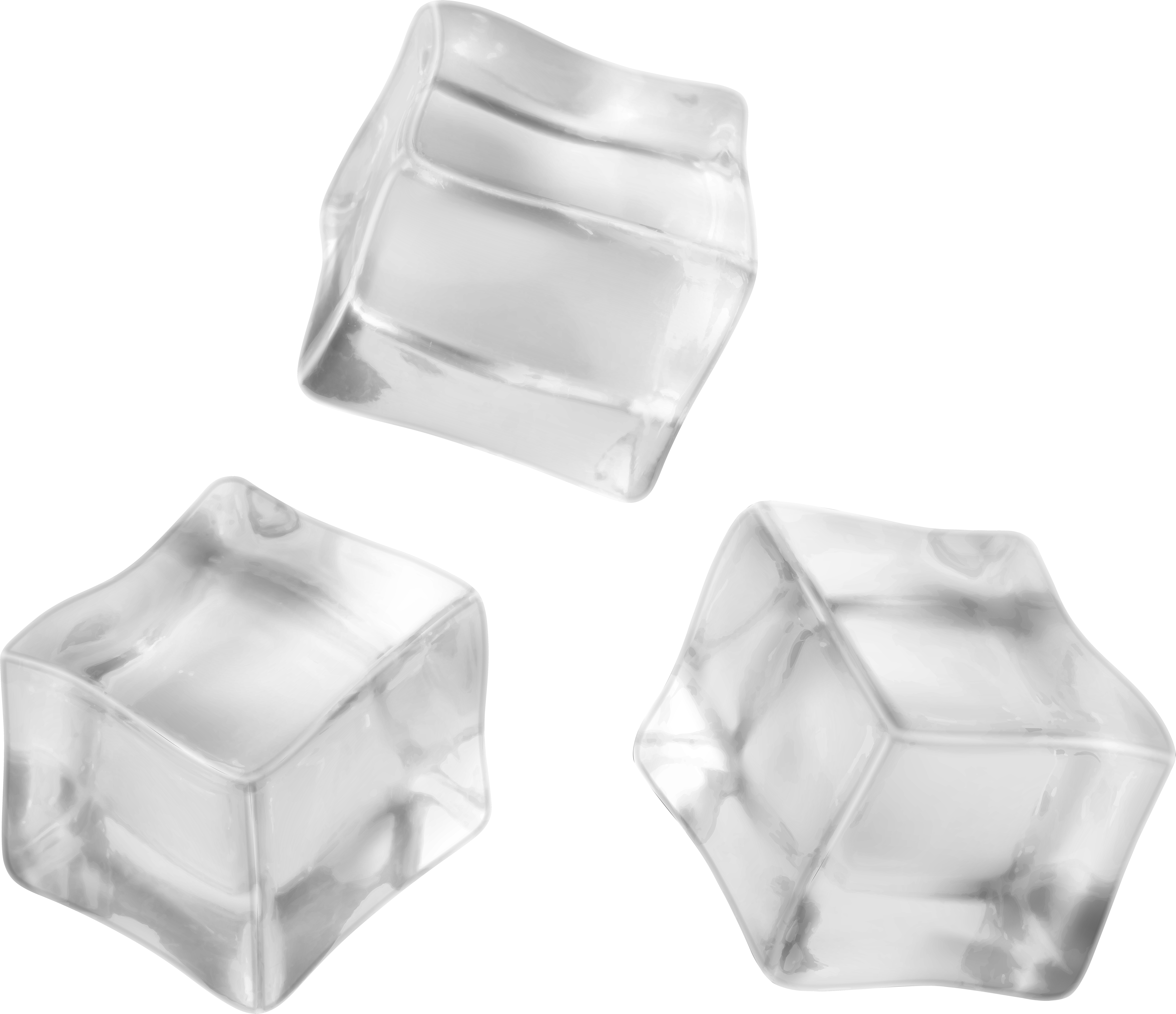 Ice Cube Png Clip Art - Ice Cubes Png Clipart (500x433), Png Download