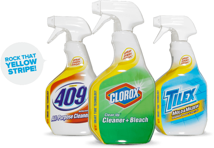 Clorox Innovates Cleaning With The New Smart Tube Technology - Formula 409 All Purpose Cleaner 32 Oz+180 Oz Refill (800x484), Png Download