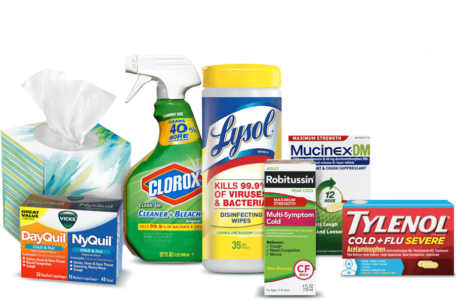 Tylenol Cold/flu Severe Caplets, 24 Count (1018x600), Png Download