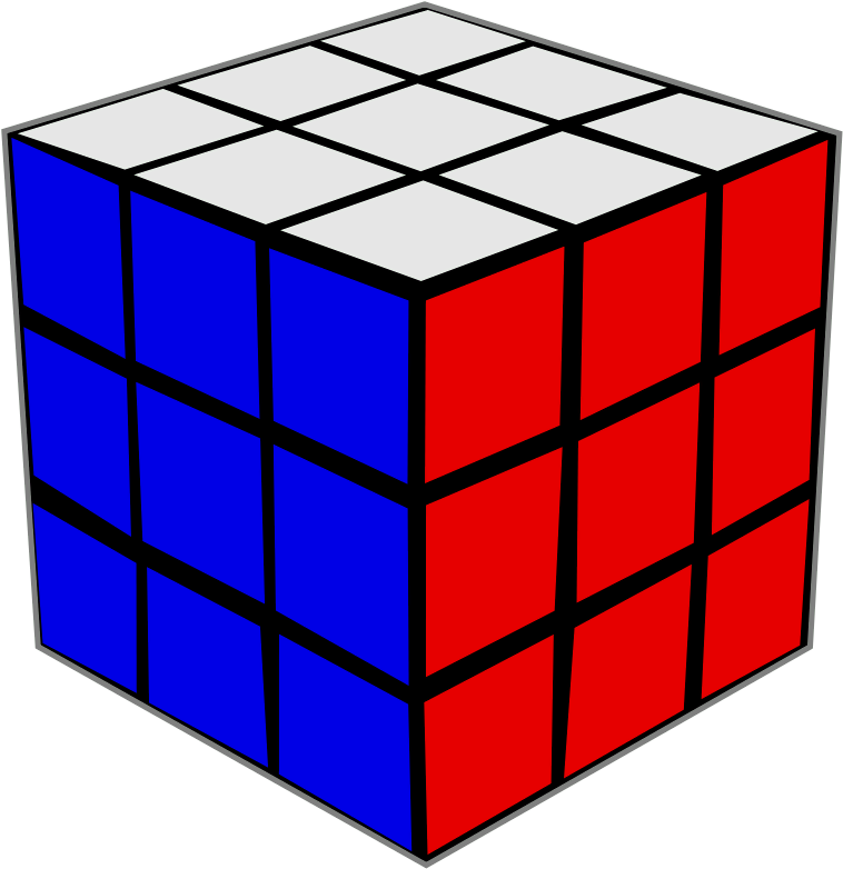 Cube - Rubix Cube Clip Art (765x800), Png Download