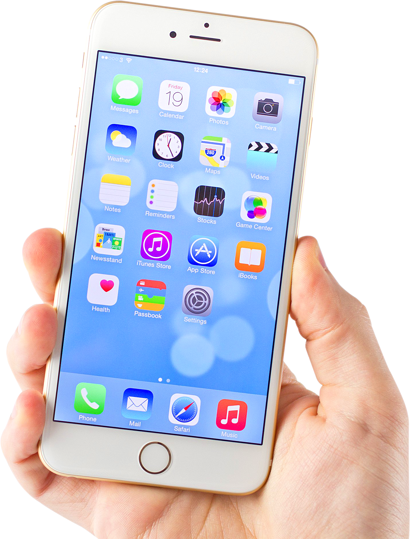 Png Format Images - Iphone 6s Plus Wifi Connected (2136x2000), Png Download