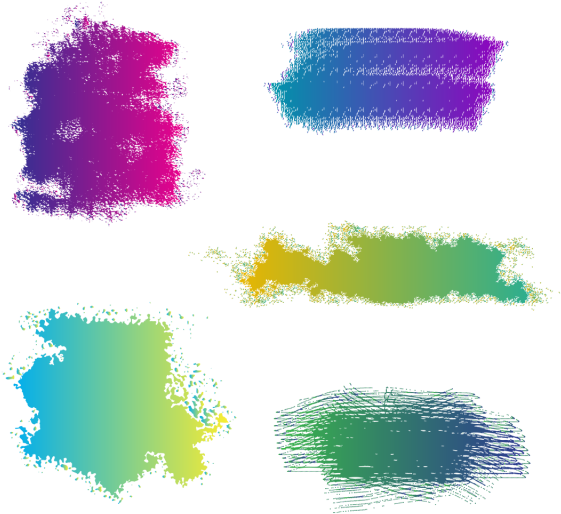 Colorful Watercolor Brush Stroke Vector, Colorful, - Watercolor Painting (360x360), Png Download