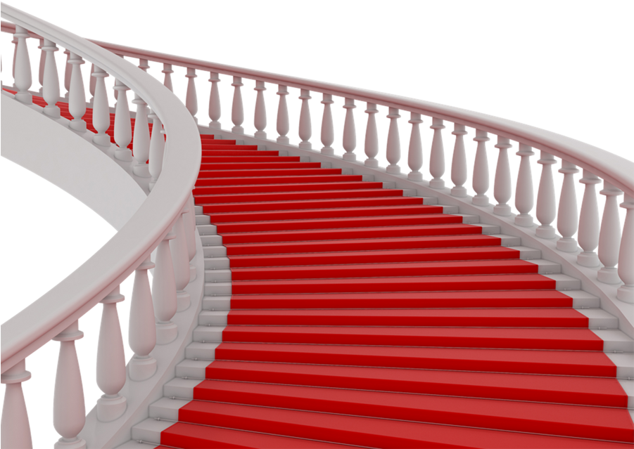 Red Carpet Stairs Png By Mysticmorning - Red Carpet Background Png (900x662), Png Download