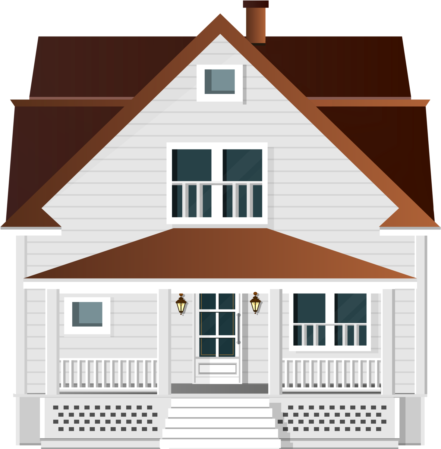 Free Png White House Png Images Transparent - White House Clipart Png (850x849), Png Download