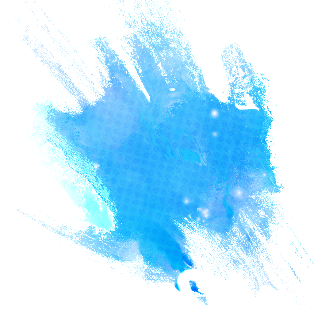 This Graphics Is Creative Blue Watercolor Transparent - Tinta Azul Png (1024x1024), Png Download