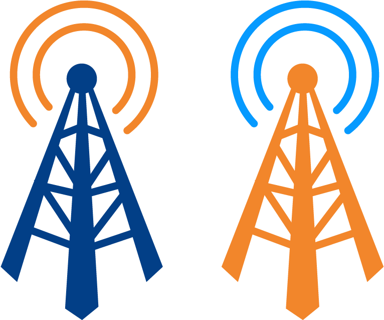 Cell Phone Icon Png Free File - Antenna Vector (802x761), Png Download
