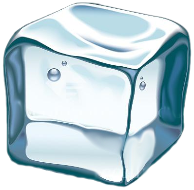 Ice Cube Clipart Transparent - Ice Clipart Png (398x390), Png Download