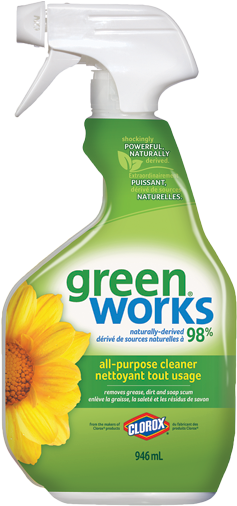 All-purpose Cleaner - Clorox Green Works Dish Wash Original (280x505), Png Download
