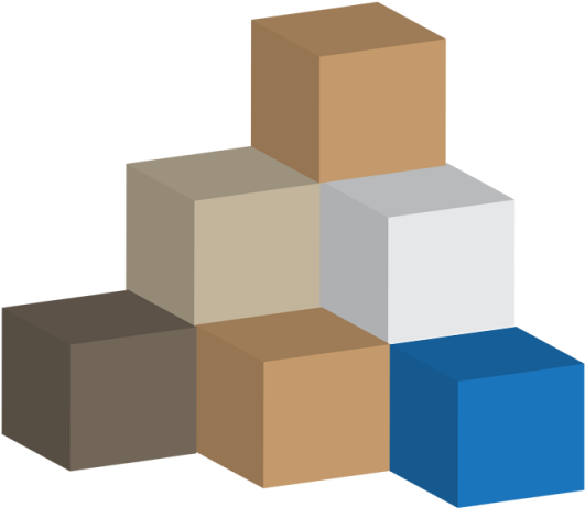 Cool 3d Cubes, 3d Cubes, Color Cubes, Colorful Cubes - Color Cubes (360x360), Png Download