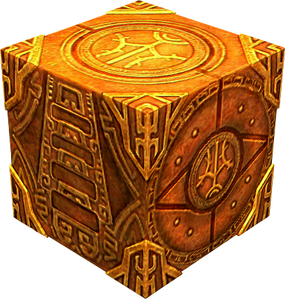 Dwemer Puzzle Cube - Fantasy Cube Png (416x436), Png Download