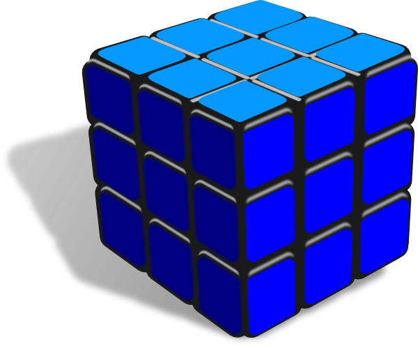 Rubik\ S Cube Svg Clip Arts 600 X 496 Px (600x496), Png Download