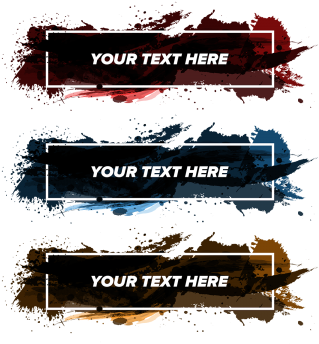 Abstract Watercolor Splash With Text, Abstract, Watercolor, - Watercolor Painting (360x360), Png Download