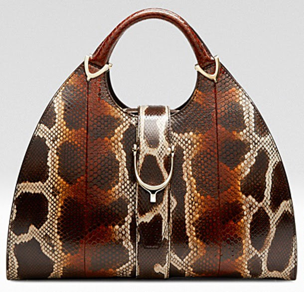 11gucci Hobo Bag Python - Handbag (610x586), Png Download