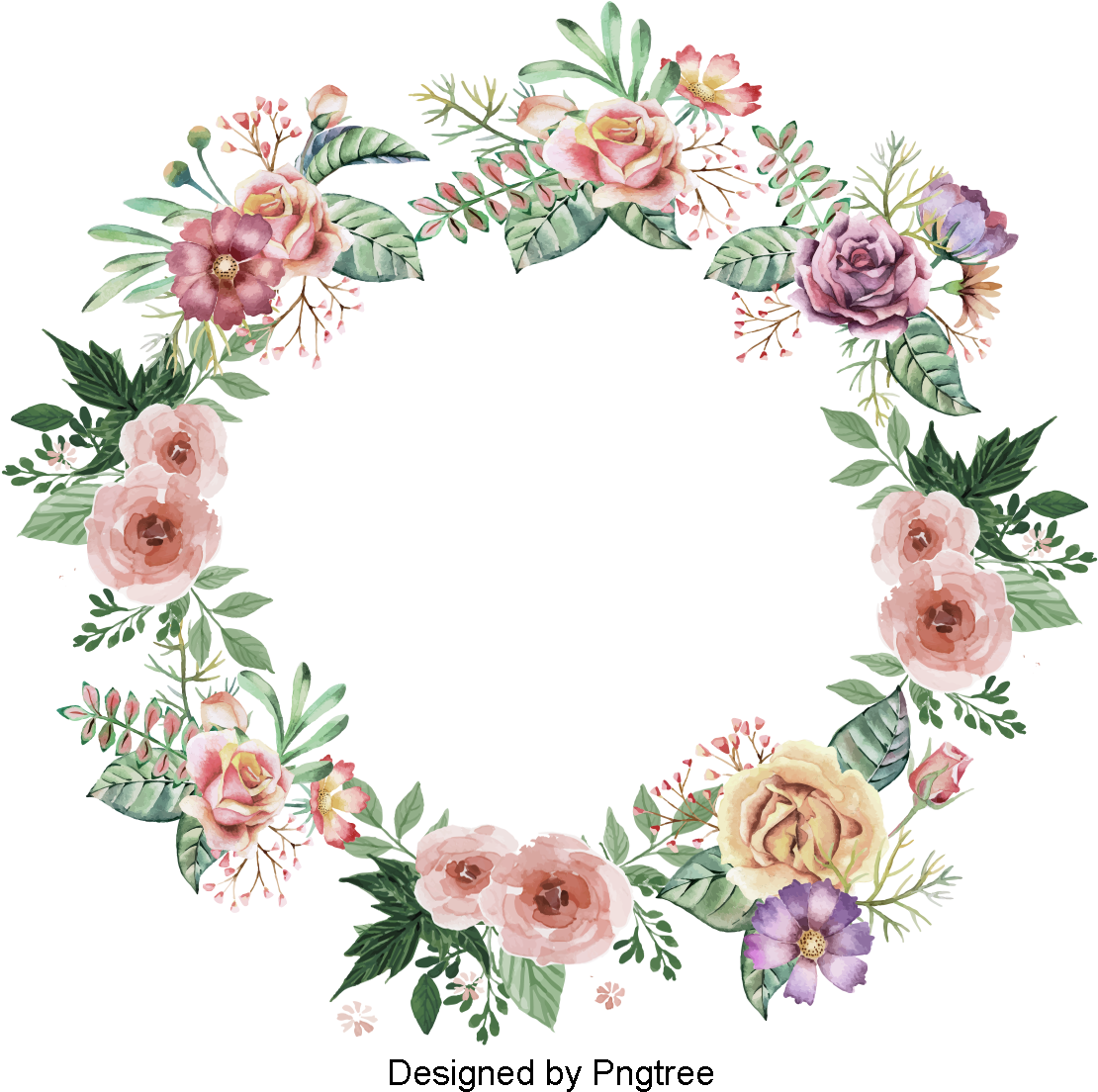 29,583 Free Rose Png Images - Watercolor Succulents (1200x1200), Png Download