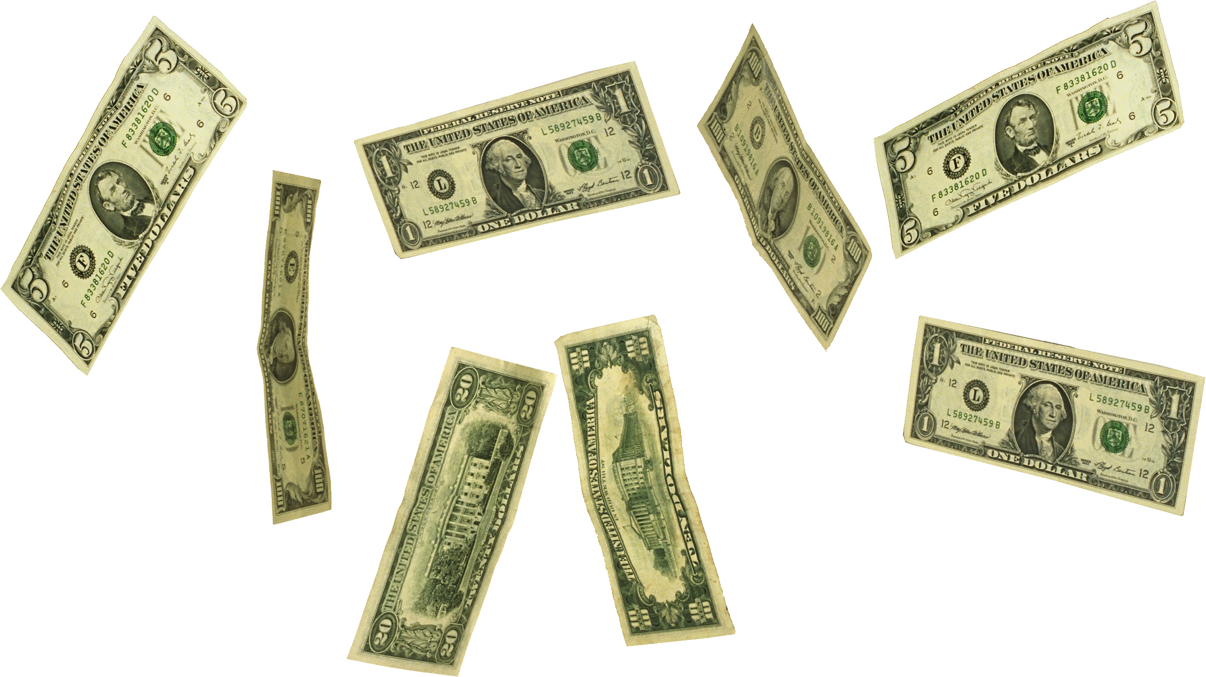 Money Falling Gif Png (2405x1350), Png Download