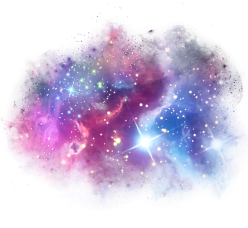 Download Transparent Effect Glitter Galaxy Ftestickers Stickers Autocollants Galaxy Stiker