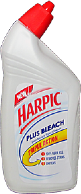 Harpic Toilet Cleaner Bleach - Harpic Plus Bleach 500ml (750x750), Png Download