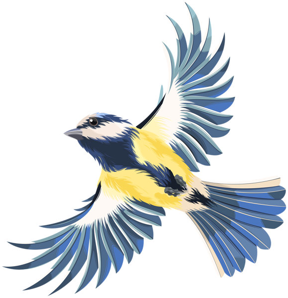 Image Library Flying Transparent Png Clip Art Image - Bird Flying Clip Art (579x600), Png Download