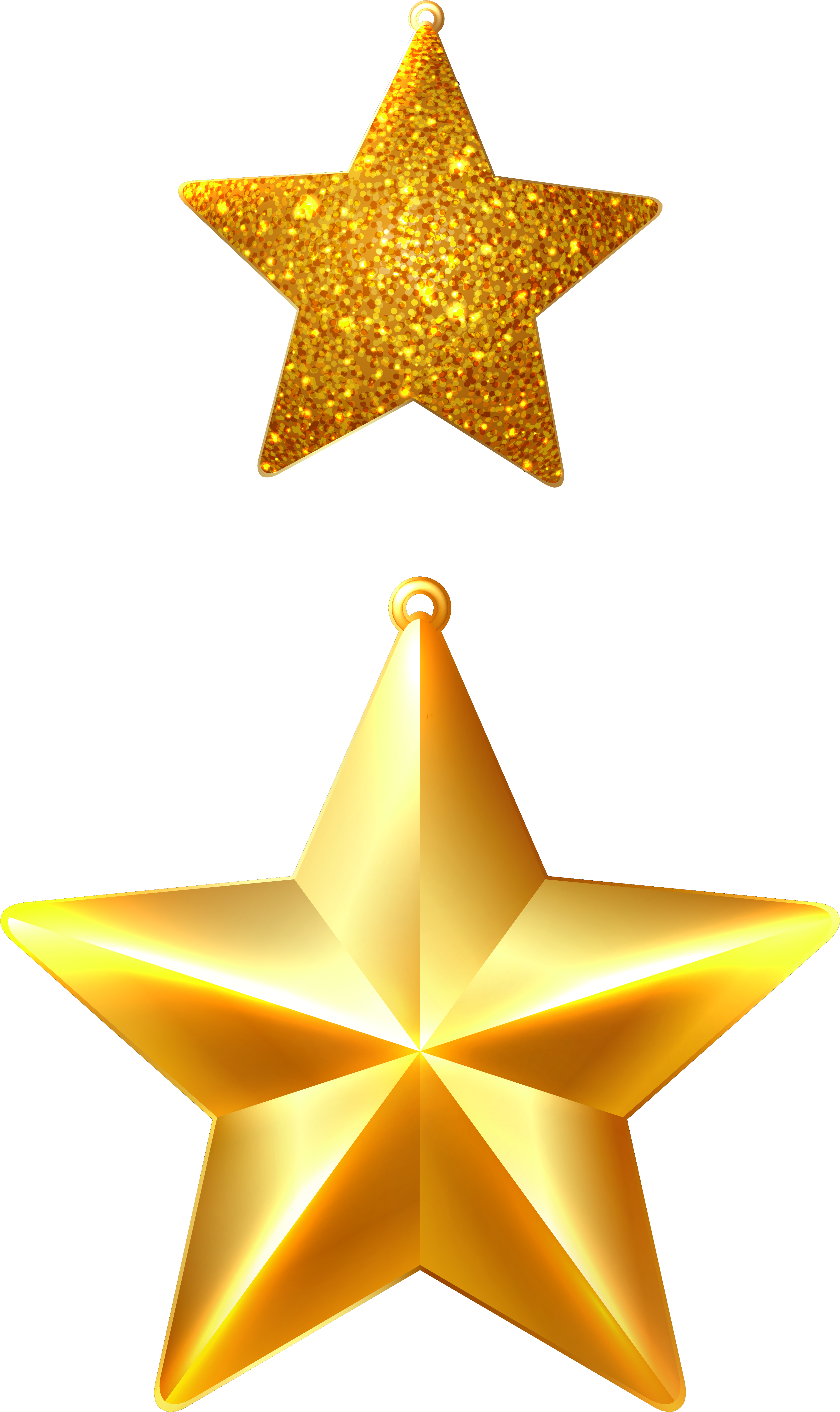 Christmas Stars Ornaments Png Clipart Image - Christmas Star Png (3856x6096), Png Download