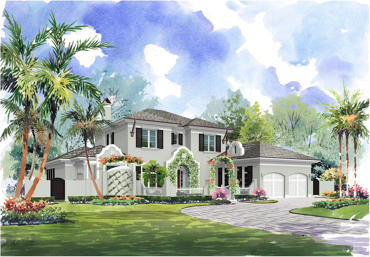 Gulf Stream, Fl - Painting (1920x1080), Png Download