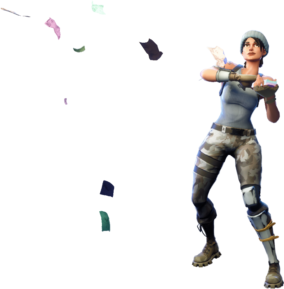 Fortnite Make It Rain Png Image - Rock Paper Scissors Fortnite (1100x1100), Png Download