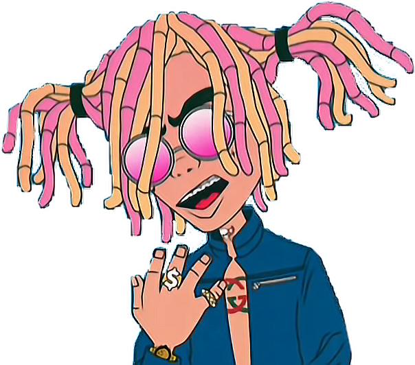 Gucci Gang Cause Why Not🔥 Guccigang Lilpump Rapper - Lil Pump Dibujo (604x532), Png Download