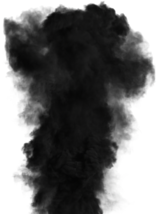 Smoke Clipart Png Tumblr - Black Smoke Cloud Png (1280x720), Png Download