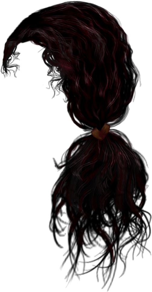 Hair Png Clipart - Black Woman Hair Png (600x1024), Png Download