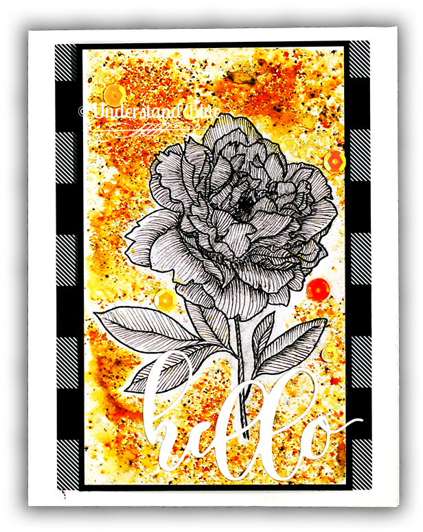 Peony Spray Stamp & Die Bundle - Zinnia (650x780), Png Download