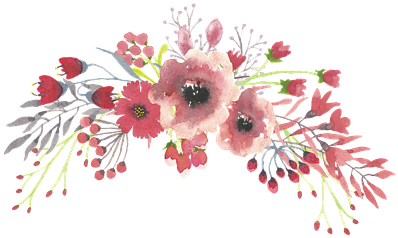 Aquarela - Watercolor Flower Transparent Background (453x340), Png Download