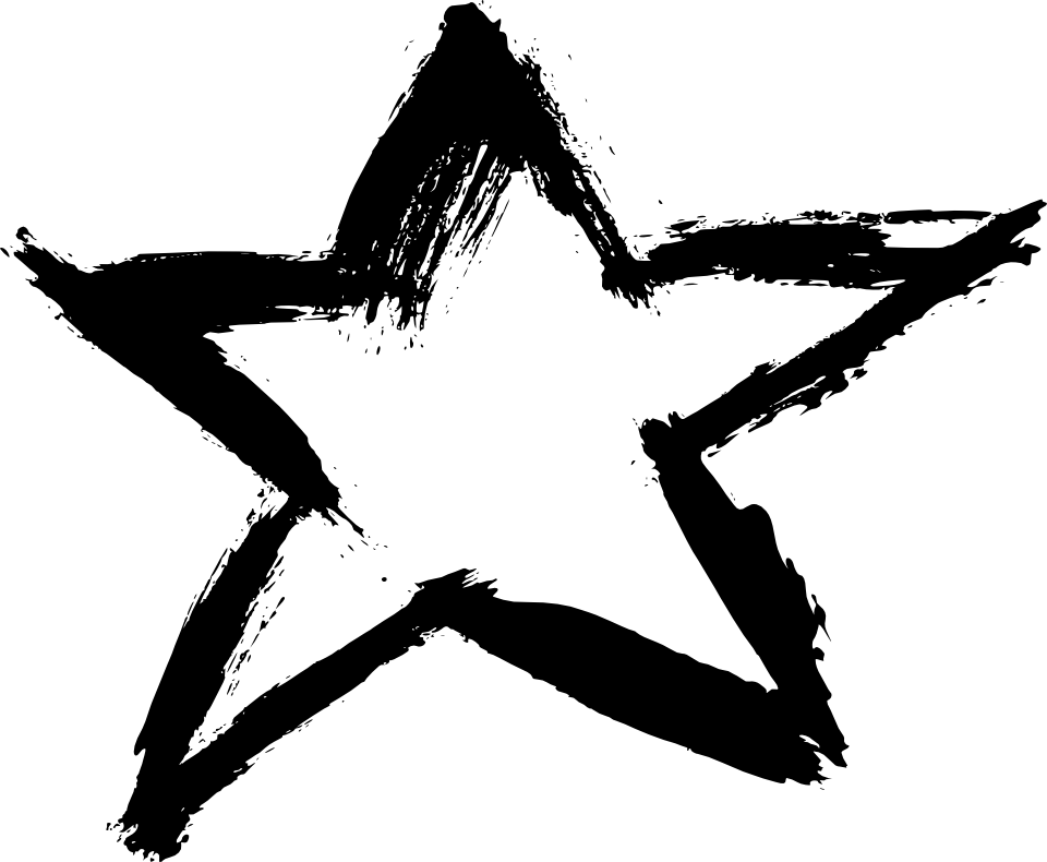 Free Download - Grunge Star Png (960x790), Png Download