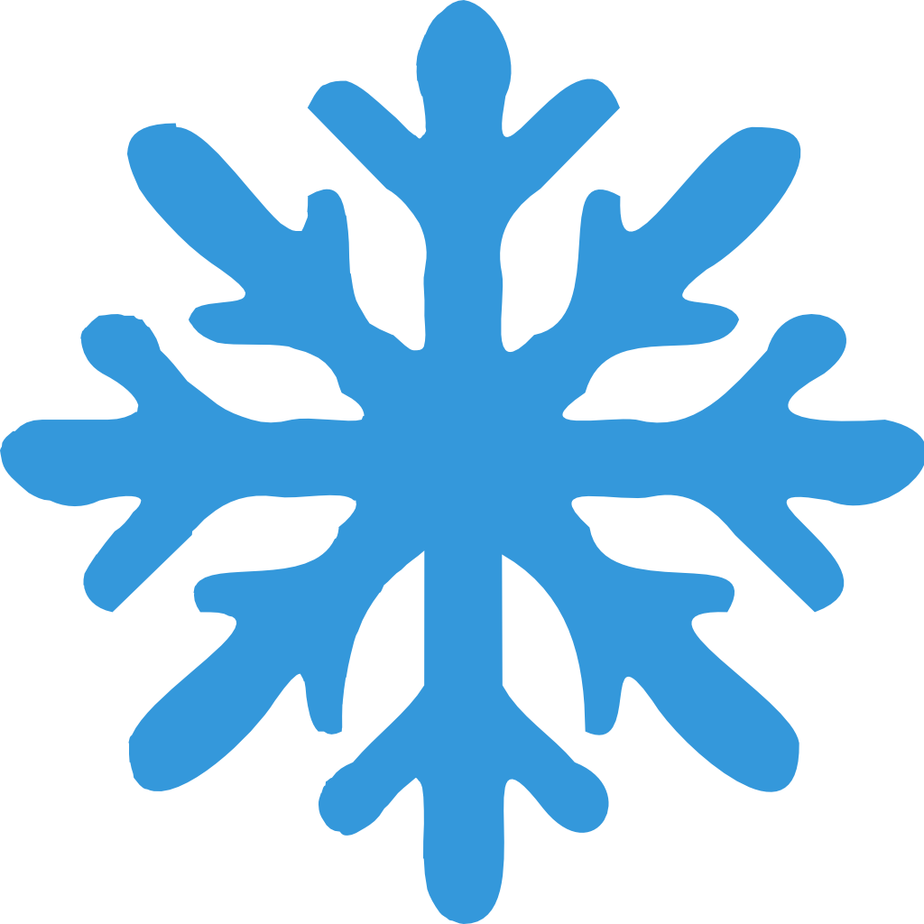 Icon Snow - Snowflakes Clipart Png (1024x1024), Png Download